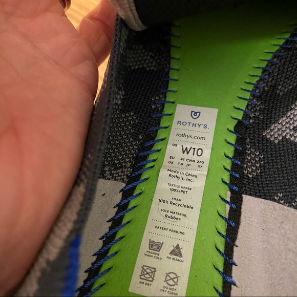 Rothy’s Grey Botanicamo Loafer, sz 10 - Picture 6 of 6